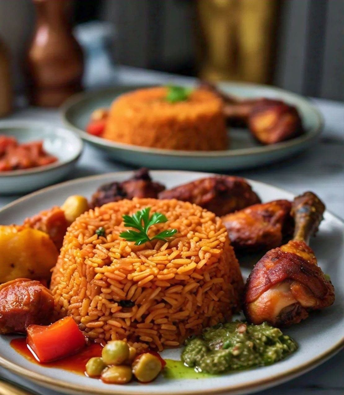 Jollof Rice & Chicken